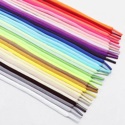 Half Round Shoelaces 4mm Wide Solid Color Sneaker Classic | SAMAG