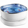 Magnetic Drive Wireless Cat Water Fountain 100 Days Long Battery Life Ultra Quiet Filter-Free Suspension Pet Water Bowl