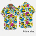 Hawaiian Men Shirts 3D Print Cartoon Cute Duck Printing | SAMAG
