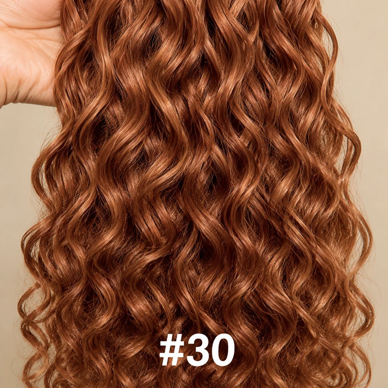 Bulk Hair For Braiding Human Hair Loose Wave Braids Hair Double Drawn Full End Bulk Human Hair Extensions 1/2/3Bundles No Weft