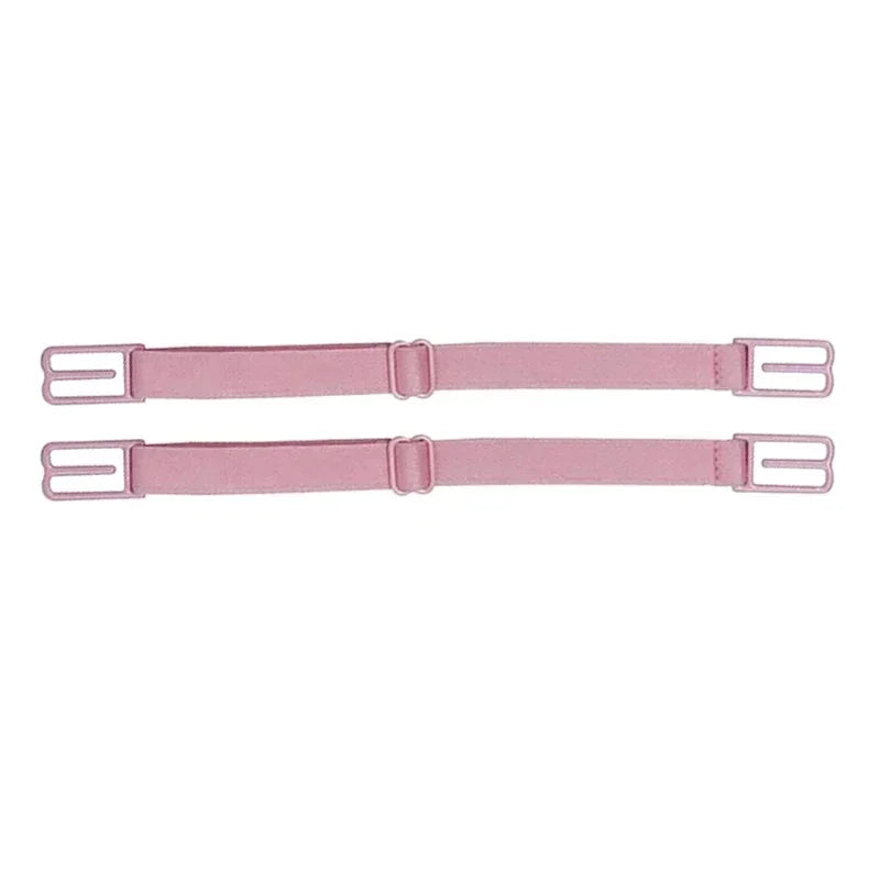 Anti-Slip Bra Strap Women Girl Adjustable Underwear Shoulder Belt Back Hasp Holders Buckle Belt Invisible Elastic Bra Strap Gift