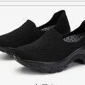 Shoes for Women Sneakers Platform Mesh Breathable Woman Running Shoes Flats Black Chunky Light Vulcanize Shoes Female