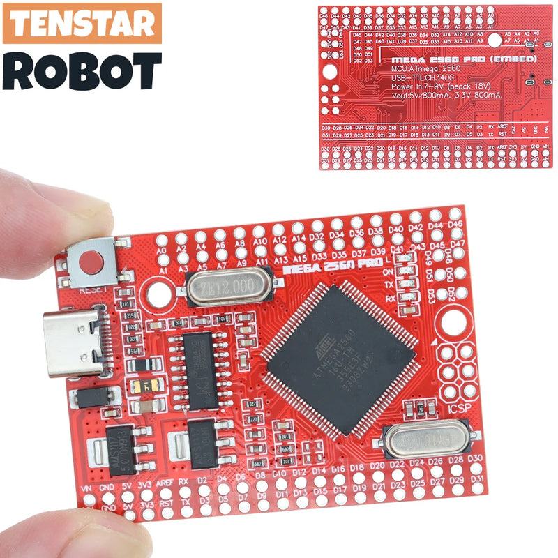 MEGA2560 MEGA 2560 R3 (ATmega2560-16AU CH340G) AVR Type-C USB Development Board for Arduino