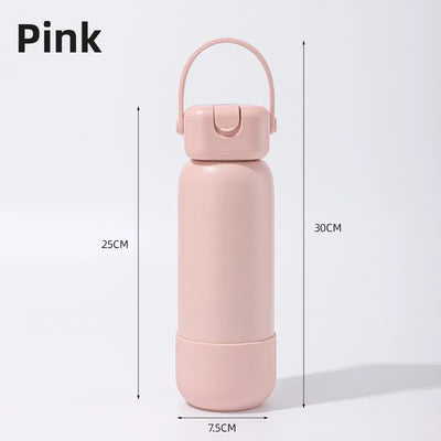 18oz24oz32oz Thermos Bottle With Straw Stainless Steel | SAMAG