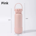 18oz24oz32oz Thermos Bottle With Straw Stainless Steel Car Thermal Cup Sports Water Bottles Keeps Cold and Heat Thermal Mug