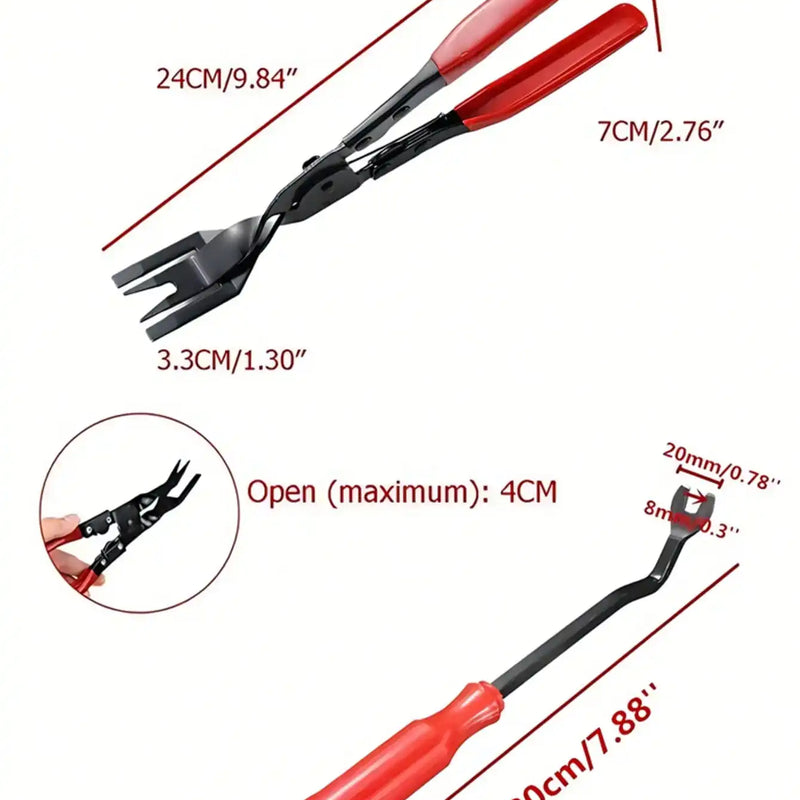Automotive Disassembly Tool Set – Designed for Safe Removal of Car Plastic Fasteners & Interior Components