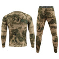 Winter Camouflage Men's Thermal Underwear Warm Sports Long Johns 2026 High Quality Elasticity Cycling Underwear Compression Set