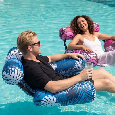 1 Pack Heavy Duty Inflatable Pool Lounge Chair Portable | SAMAG