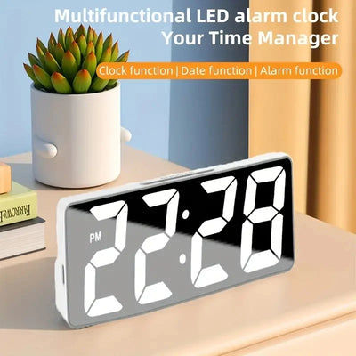 Digital Clock LED Alarm Bedroom Electronic Desktop | SAMAG