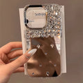 For OPPO Reno 14 14F 13 13F 12 12F 11 11F Pro 4G 5G Cases Cover Luxury 3D Diamond mirror surface Bling Phone Case