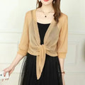 Women's Sparkling Lace - Up Cardigan Summer Sheer Cover Up - View 14 | SAMAG