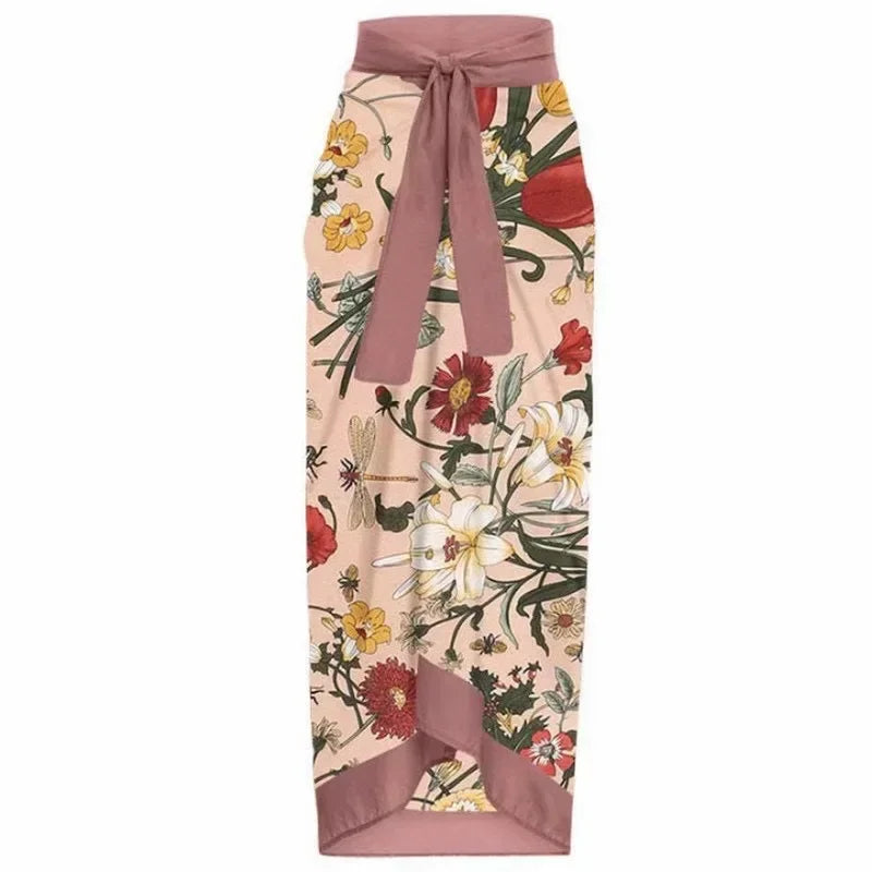 Fashion Women Cover Swimsuit Retro Print Gorgeous - Visuel 16 | SAMAG