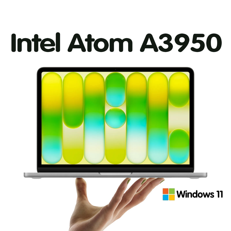 2026 New Intel Core i7-9850H/Atom A3950 Portable Laptop Windows 11 Pro 12GB RAM 1TB 2TB M.2 SSD 14.1 inch Office Study Computer