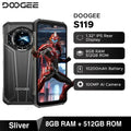 DOOGEE S119 Rugged Phone 6.72" FHD+ IPS Screen 8GB RAM 512GB ROM 100MP AI Main Camera 10200mAh Battery 33W Android 14 NFC