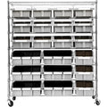 New Best Deal US Shipping Heavy Duty NSF Bin Rack Solid Steel Wire Shelving Storage Unit Organizer for Garage Warehouse Office K