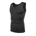 Men's Double Layer Cooling Compression Vest, Breathable Tummy Control Body Shaping Sleeveless Undershirt