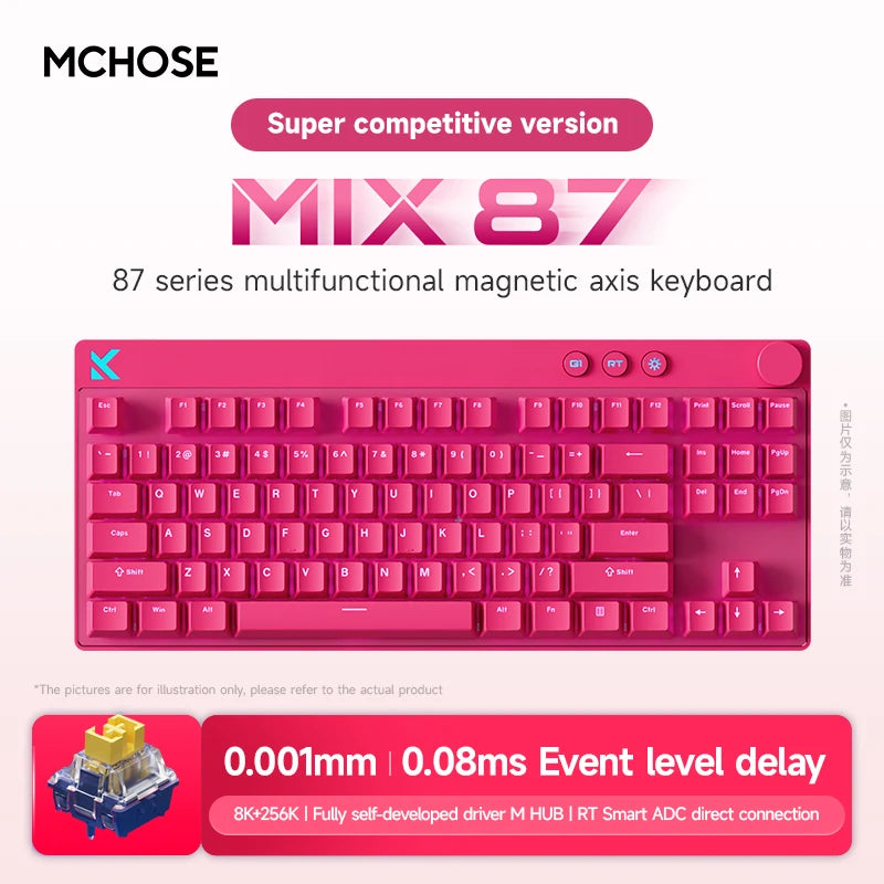 Mchose Mix87 Magnetic Swtich Keyboard Wired Gaming - Visuel 9 | SAMAG