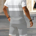 Summer Men's Polo Set - 3D Printed Pattern - Breathable | SAMAG