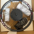 48V52V 2000W Electric bike Conversion Kit Brushless Gearless Rear hub Motor Wheel 20-29inch 700C MTX39 Rim for E Bike Kit
