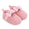 0-18M Baby Shoes Infant Pre-Walker Shoes, Cute Pink Theme Casual Flat Shoes, Soft Sole Lightweight Comfortable for Girls