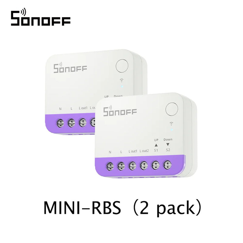 SONOFF MINI-RBS Matter Smart WIFI Curtain Switch Module for Roller Blinds Precise Percentage Control Work with Alexa Google Home