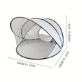 Outdoor Pop Up Beach Tent Portable Sun Shade Shelter - View 2 | SAMAG