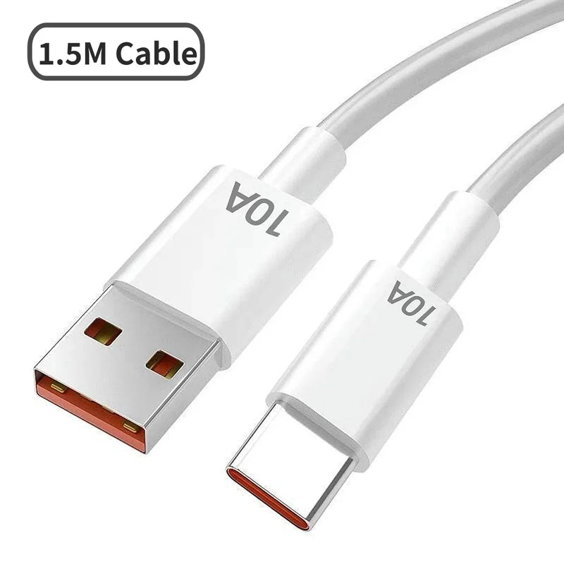 240W 5 in 1 GaN Desktop Charger Fast Charging Adapter 10A USB To TypeC Cable 3PD 2 USB Charger For IPhone Samsung Laptop