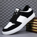White Vulcanized Sneakers Men's Flat Comfortable Shoes Lace up Zapatillas Hombre Autumn Spring High Top Sneakers Plus Size 39-48