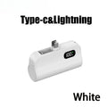Mini Capsule 50000mAh High Capacity Power Bank Portable Wireless Fast Charging External Battery For iPhone Huawei Samsung