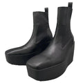 Men's Chelsea Boots Platform High Heels Man Gothic Sneakers Leather Kiss Boots Vintage Trendy Designer Shoes