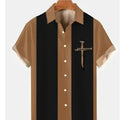 Stripes Simple Casual Dress Shirts European Size Men's | SAMAG
