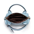Women's Fashionable and Elegant Large-Capacity Oil Wax Leather Handbag, Convenient Solid Color Faux Leather Boston Crossbody Bag, Anti-Theft Commuter Bag with Zipper Lock, Detachable Shoulder Strap, Dual Handle Design, Adjust