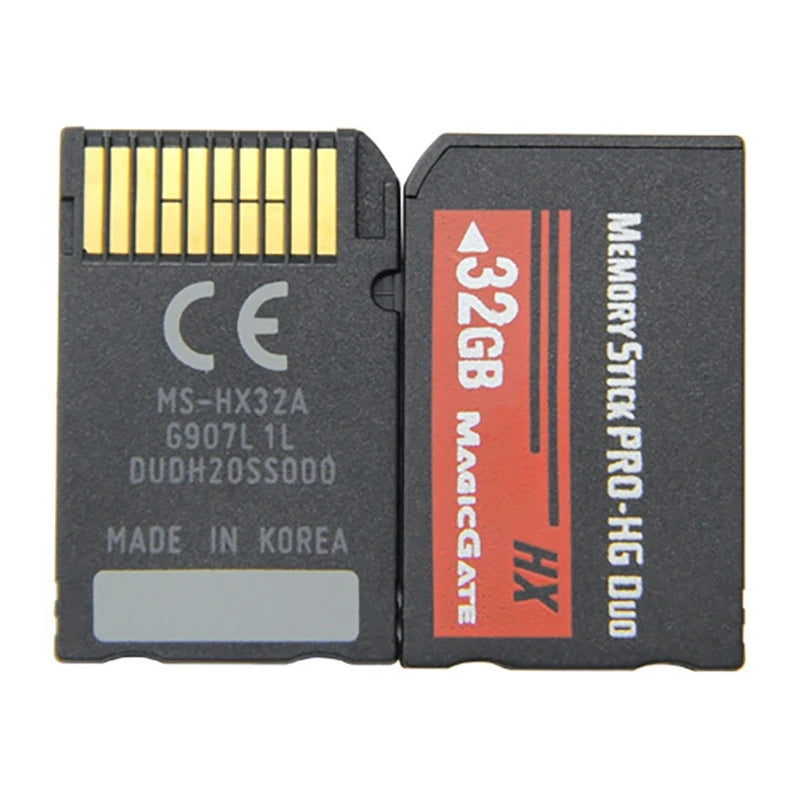 2025 New 64GB 32GB 16GB 8GB Memory Stick MS Pro for Duo Memory Card Full Real Capacity HX Game Card Memory Card For PSP2000 3000