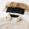 -30 Degree Winter Down Jacket Men Down Cotton Parkas Coat Mid-length Large Fur Collar Male Thicken Coat Snow Overcoat Parka