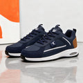 ZERJER Men's Air Cushion Casual Sports Shoes Lace-up Design All-Season Comfort Walking Shoes Sporty Casual Style Great Stability