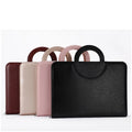 Leather Portfolio Professional Business Padfolio-  Notefolio Premium  Organizer with Card Holder, Writing Pad and File Folders