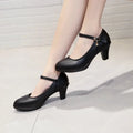 Fashion Women's Pumps 2026 Spring/autumn Fashion Round Toe Buckle Thin Heels Pumps Sexy Elegant Single Shoes Size 35-41