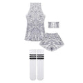 LOlanta 5 - 12 Years Girls Sequins Cheerleading Dress - View 14 | SAMAG