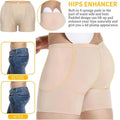 Men 4 Removable Padded Boxer Sexy Shapewear Hip Enhancer Breathable Butt Lifter Booty Padded Underwear Short Panties Tummy Control Body Shaper