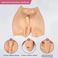 Extra Thick Men's Silicone False Vagina Pants Sexy Buttocks 2cm Shemale Cosplay Crossdresser Drag Queen Hip Enhancer Pant
