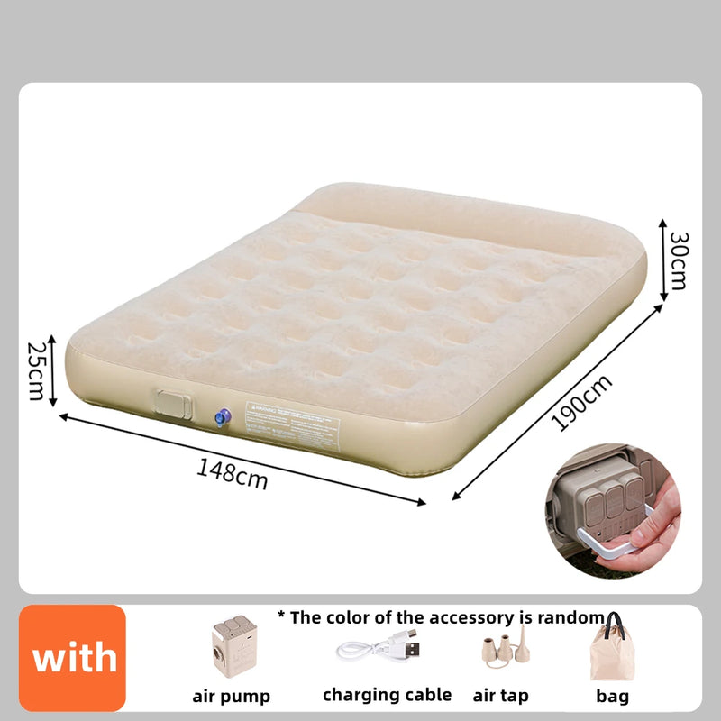 New Air Mattress Built-in Pump Self-inflating Mat Cushion | SAMAG