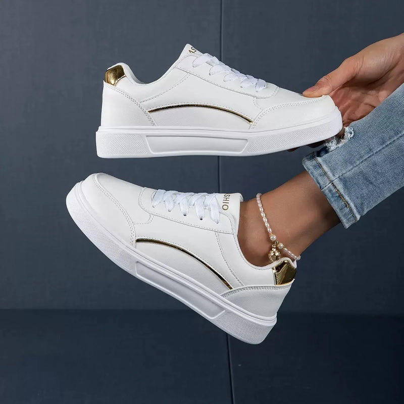 Street Style Red Skateboard Shoes For Women Comfortable | SAMAG