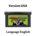 Mario GBA Games cards EUR USA Version GBA Game Cartridge 32 Bit Video Game Console Card Series Super  Wario Land4