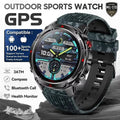 HT37 T-Rex 3 Pro Military GPS Smart Watch Waterproof Dual-band GNSS Compass Altimeter Swim 170 Sports Mode Watch with Flashlight
