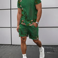 Men's Summer Set Flower T-shirts Clothing for Matching | SAMAG