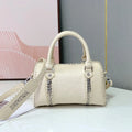 2026 New Style Fashion ZV Women's Boston Bag - Stud Handle Crossbody Bag - Pillow Bag - With Wing  LOGO