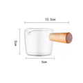 Creativity 75ml Espresso Measuring Cup Double/Single Mouth Heat-resisting Glass Kitchen Tool Measure Mug Clear Kitchen Mug