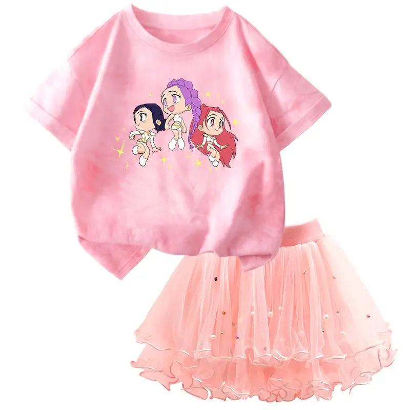 K - Pop Hunters Zoey Mira Rumi Kids T Shirt Summer Girl - View 19 | SAMAG