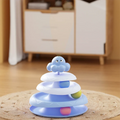Pet Three-layer ball cat Turntable Octopus-shaped teasing cat stick to relieve boredom toys Fun Puzzle Game pet supplies