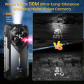 FOSSIBOT F113 5G Rugged Phone 50M Flashlight Dimensity 7050 5G 110dB Speaker 12GB+256GB 20000mAh 33W Android 15 Smartphone
